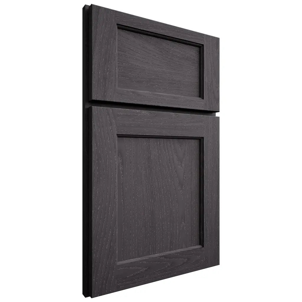 Shiloh Cabinetry Full Overlay Square Flat Red Oak Plain Cut Harbor Door