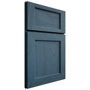Shiloh Cabinetry Full Overlay Square Flat Red Oak Plain Cut Hudson Door