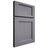 Shiloh Cabinetry Full Overlay Square Flat White Oak Plain Cut Cadet Door