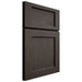 Shiloh Cabinetry Full Overlay Square Flat White Oak Plain Cut Creekside Door