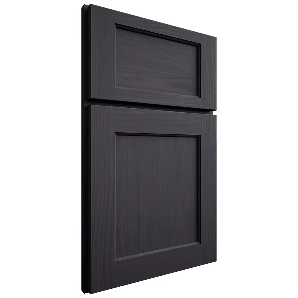Shiloh Cabinetry Full Overlay Square Flat White Oak Plain Cut Harbor Door