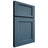 Shiloh Cabinetry Full Overlay Square Flat White Oak Plain Cut Hudson Door