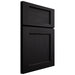 Shiloh Cabinetry Full Overlay Square Flat White Oak Plain Cut Ink Door