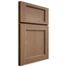 Shiloh Cabinetry Full Overlay Square Flat White Oak Plain Cut Medium Door