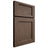Shiloh Cabinetry Full Overlay Square Flat White Oak Plain Cut Mineral Door