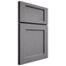 Shiloh Cabinetry Full Overlay Square Flat White Oak Plain Cut Sterling Door