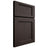 Shiloh Cabinetry Full Overlay Square Flat White Oak Quarter Sawn Morel Door