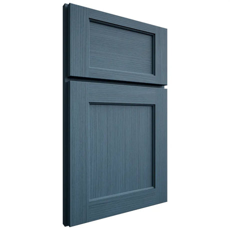 Shiloh Cabinetry Full Overlay Square Flat White Oak Rift Cut Hudson Door
