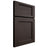 Shiloh Cabinetry Full Overlay Square Flat White Oak Rift Cut Morel Door