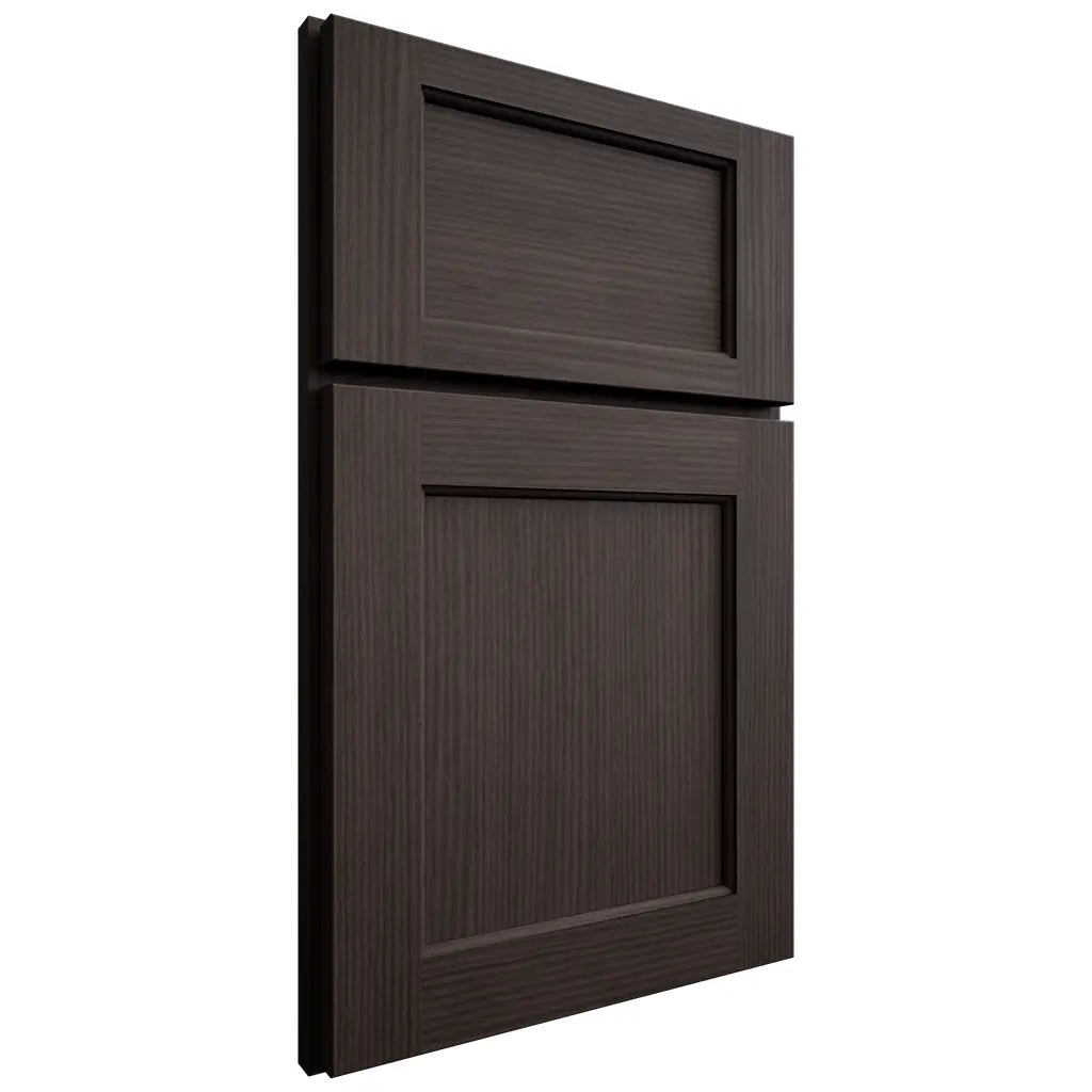 Shiloh Cabinetry Full Overlay Square Flat White Oak Rift Cut Morel Door