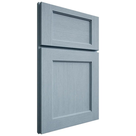 Shiloh Cabinetry Full Overlay Square Flat White Oak Rift Cut Sky Door