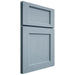 Shiloh Cabinetry Full Overlay Square Flat White Oak Rift Cut Sky Door