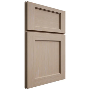 Shiloh Cabinetry Full Overlay Square Flat White Oak Rift Cut Straw Door