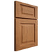 Shiloh Cabinetry Full Overlay Square Raised Alder Plain Cut Caramel Door