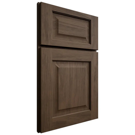 Shiloh Cabinetry Full Overlay Square Raised Alder Plain Cut Caviar Door
