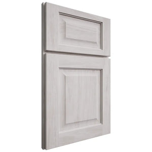 Shiloh Cabinetry Full Overlay Square Raised Alder Plain Cut Cotton Door