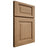 Shiloh Cabinetry Full Overlay Square Raised Alder Plain Cut Dusty Road Door