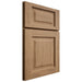 Shiloh Cabinetry Full Overlay Square Raised Alder Plain Cut Dusty Road Door
