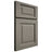 Shiloh Cabinetry Full Overlay Square Raised Alder Plain Cut Thyme Door
