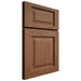 Shiloh Cabinetry Full Overlay Square Raised Alder Plain Cut Walnut Door