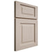 Shiloh Cabinetry Full Overlay Square Raised Alder Plain Cut White Sands Door