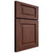 Shiloh Cabinetry Full Overlay Square Raised Cherry Plain Cut Bourbon Door