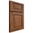 Shiloh Cabinetry Full Overlay Square Raised Cherry Plain Cut Carob Door