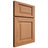 Shiloh Cabinetry Full Overlay Square Raised Cherry Plain Cut Natural Door