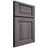 Shiloh Cabinetry Full Overlay Square Raised Hickory Plain Cut Cadet Door