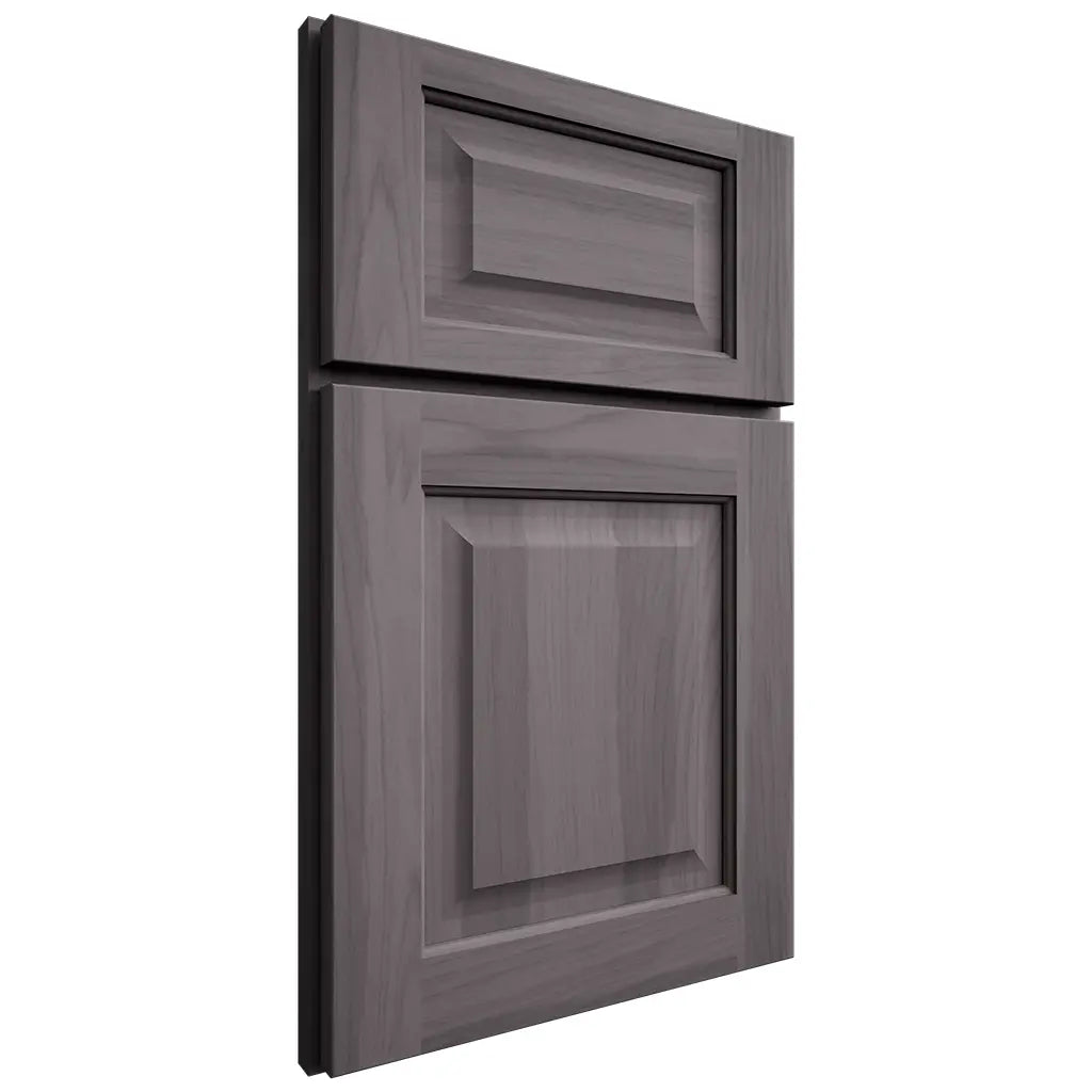 Shiloh Cabinetry Full Overlay Square Raised Hickory Plain Cut Cadet Door