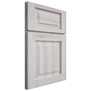 Shiloh Cabinetry Full Overlay Square Raised Hickory Plain Cut Cotton Door