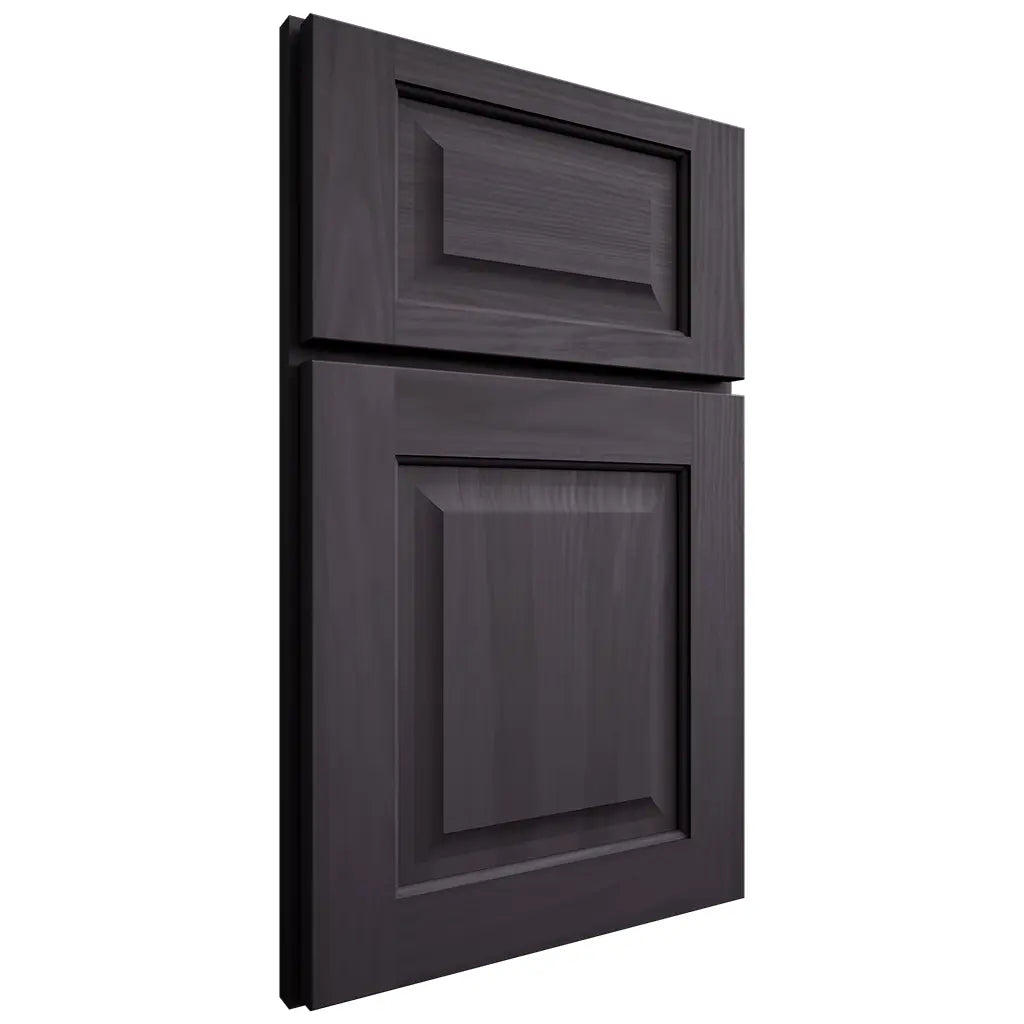 Shiloh Cabinetry Full Overlay Square Raised Hickory Plain Cut Harbor Door