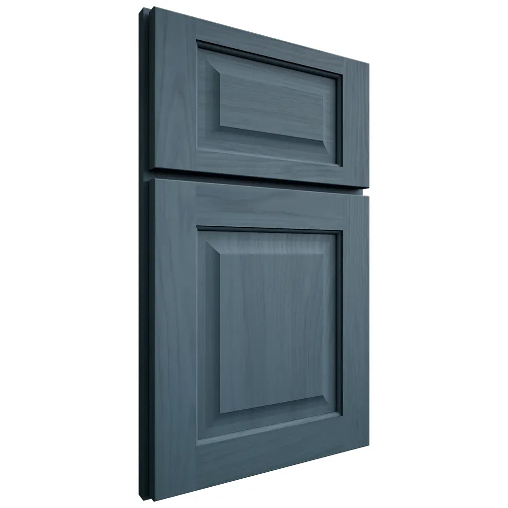 Shiloh Cabinetry Full Overlay Square Raised Hickory Plain Cut Hudson Door