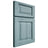 Shiloh Cabinetry Full Overlay Square Raised Hickory Plain Cut Sky Door
