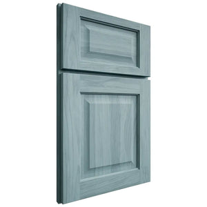 Shiloh Cabinetry Full Overlay Square Raised Hickory Plain Cut Sky Door