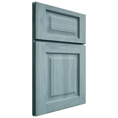 Shiloh Cabinetry Full Overlay Square Raised Hickory Plain Cut Sky Door