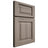 Shiloh Cabinetry Full Overlay Square Raised Hickory Plain Cut Sterling Door
