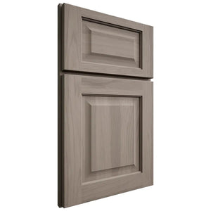 Shiloh Cabinetry Full Overlay Square Raised Hickory Plain Cut Sterling Door