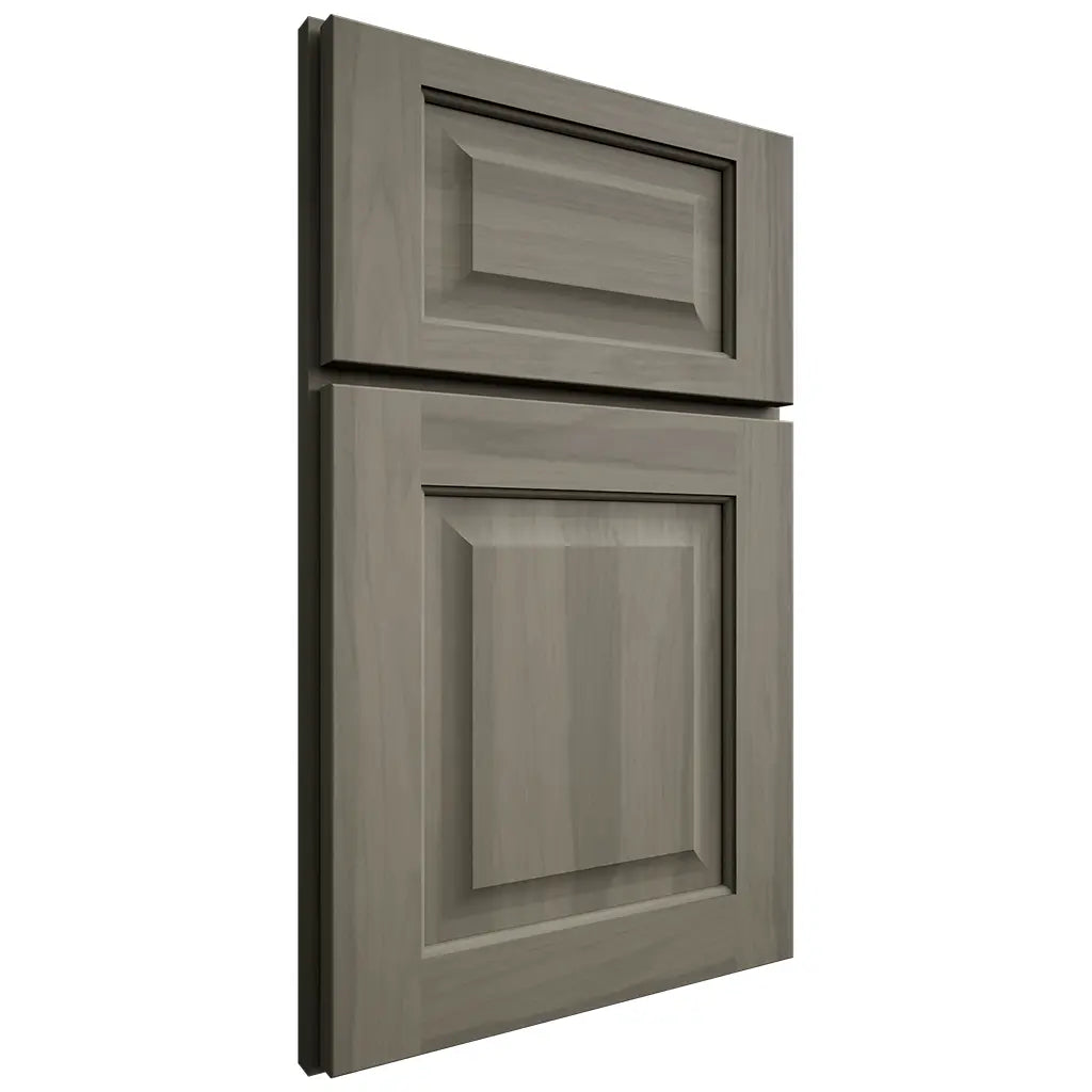 Shiloh Cabinetry Full Overlay Square Raised Hickory Plain Cut Thyme Door