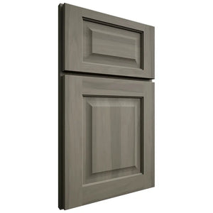Shiloh Cabinetry Full Overlay Square Raised Hickory Plain Cut Thyme Door