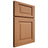 Shiloh Cabinetry Full Overlay Square Raised Maple Plain Cut Cashmere Door