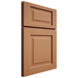 Shiloh Cabinetry Full Overlay Square Raised Maple Plain Cut Cashmere Door