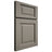 Shiloh Cabinetry Full Overlay Square Raised Maple Plain Cut Thyme Door