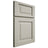 Shiloh Cabinetry Full Overlay Square Raised Paintable Clary Sage Door