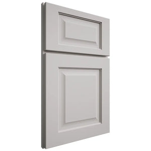 Shiloh Cabinetry Full Overlay Square Raised Paintable Mindful Gray Door