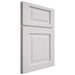 Shiloh Cabinetry Full Overlay Square Raised Paintable Polar Door