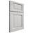Shiloh Cabinetry Full Overlay Square Raised Paintable Repose Gray Door