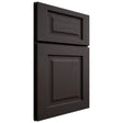 Shiloh Cabinetry Full Overlay Square Raised Poplar Plain Cut Carbon Door