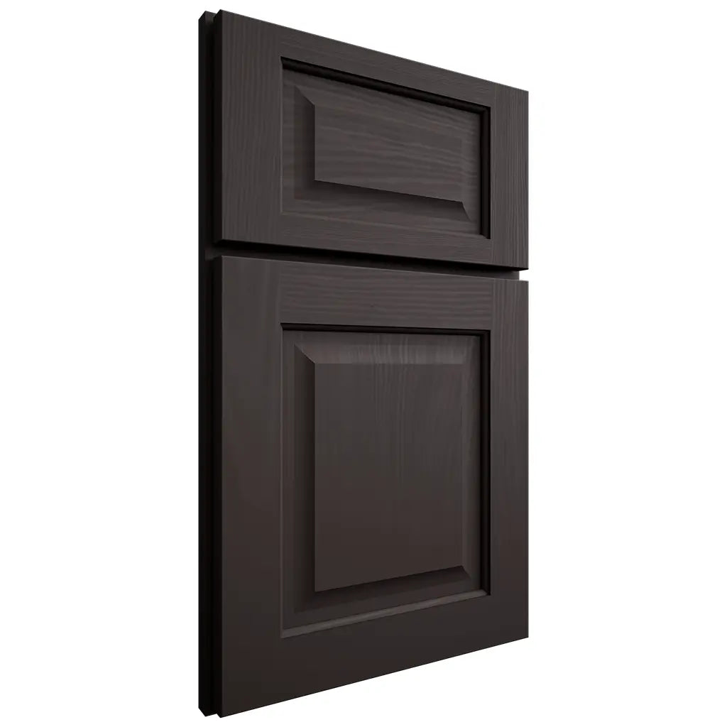 Shiloh Cabinetry Full Overlay Square Raised Poplar Plain Cut Carbon Door
