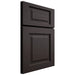 Shiloh Cabinetry Full Overlay Square Raised Poplar Plain Cut Carbon Door